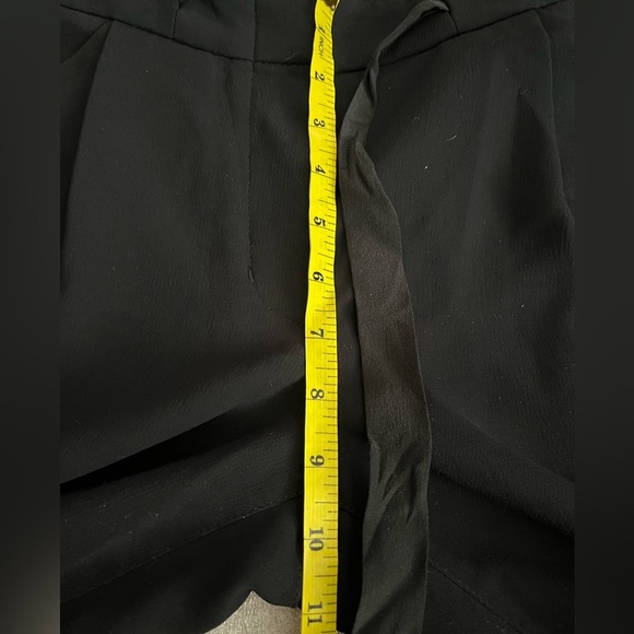 [US2]Wilfred Aritzia Allant Black Tie-Waist Crops Career Joggers - Picture 7 of 9